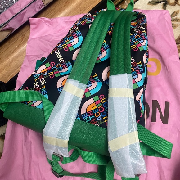 Gucci X The North Face Backpack~ Green - Picture 2 of 7
